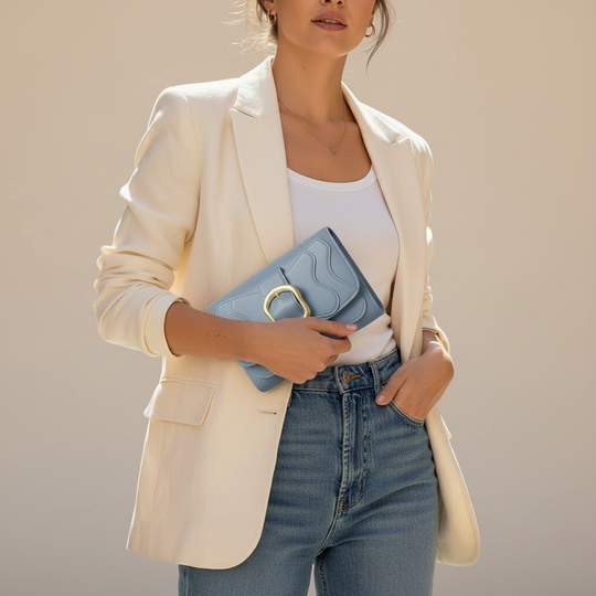 Elisse Wallet - Mist Blue